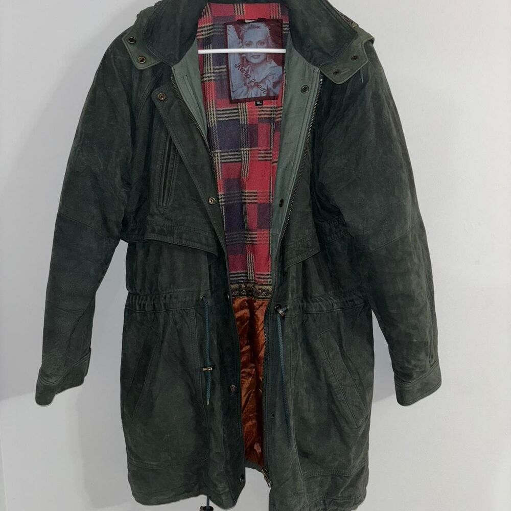 American-vintage Women's Green and Khaki Coat